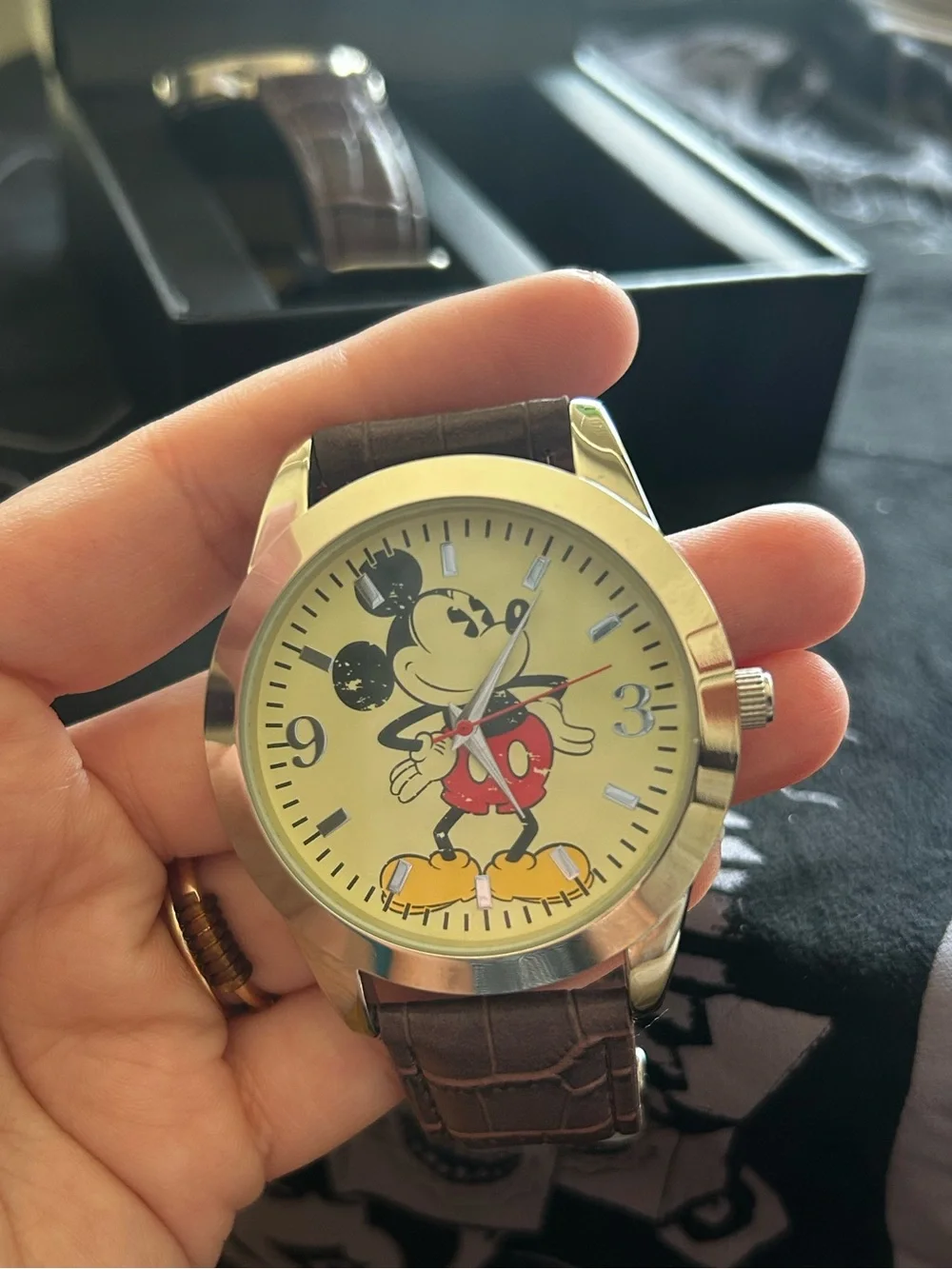 Mickey & Minnie Matching Cartoon Dial Watches - His and Hers‎